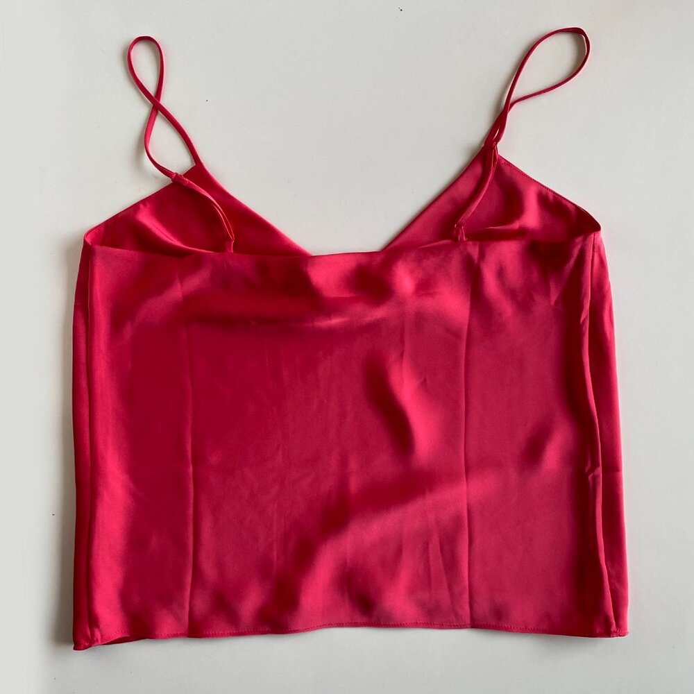 Aritzia Babaton Cowlneck Satin Camisole Size M - Picture 4 of 7